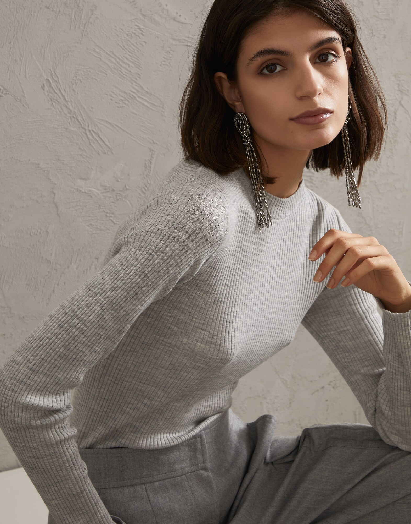 Lightweight sweater Pebble Woman - Brunello Cucinelli