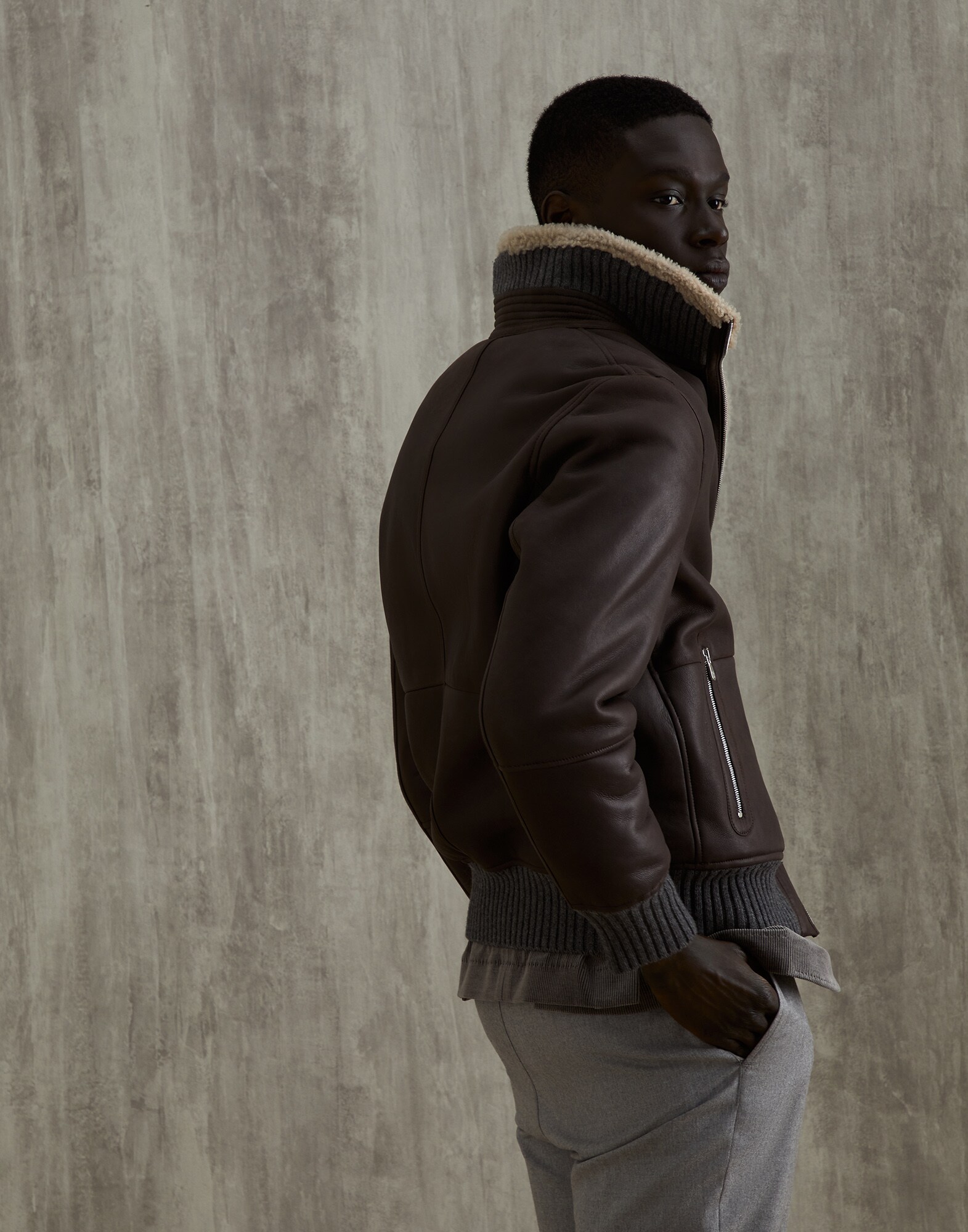 Leather - Back view