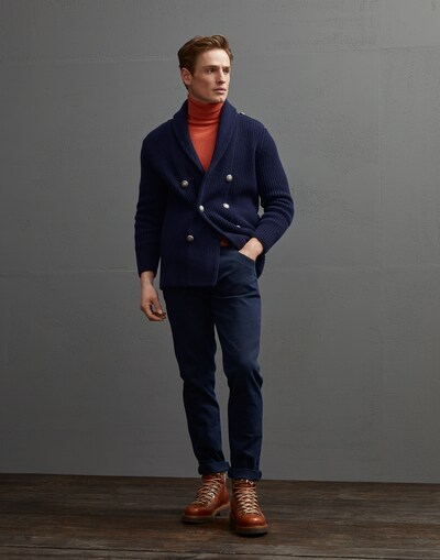 Button-front Cardigan - Full look
