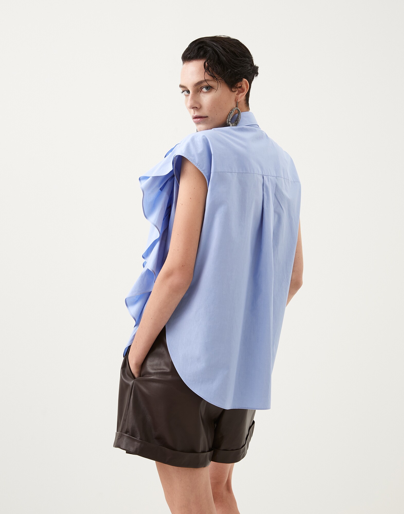 Cotton Shirt - Back view