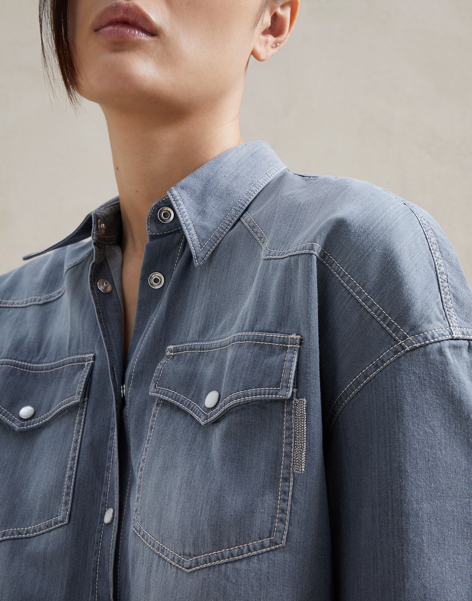 Denim Shirt - Detail view