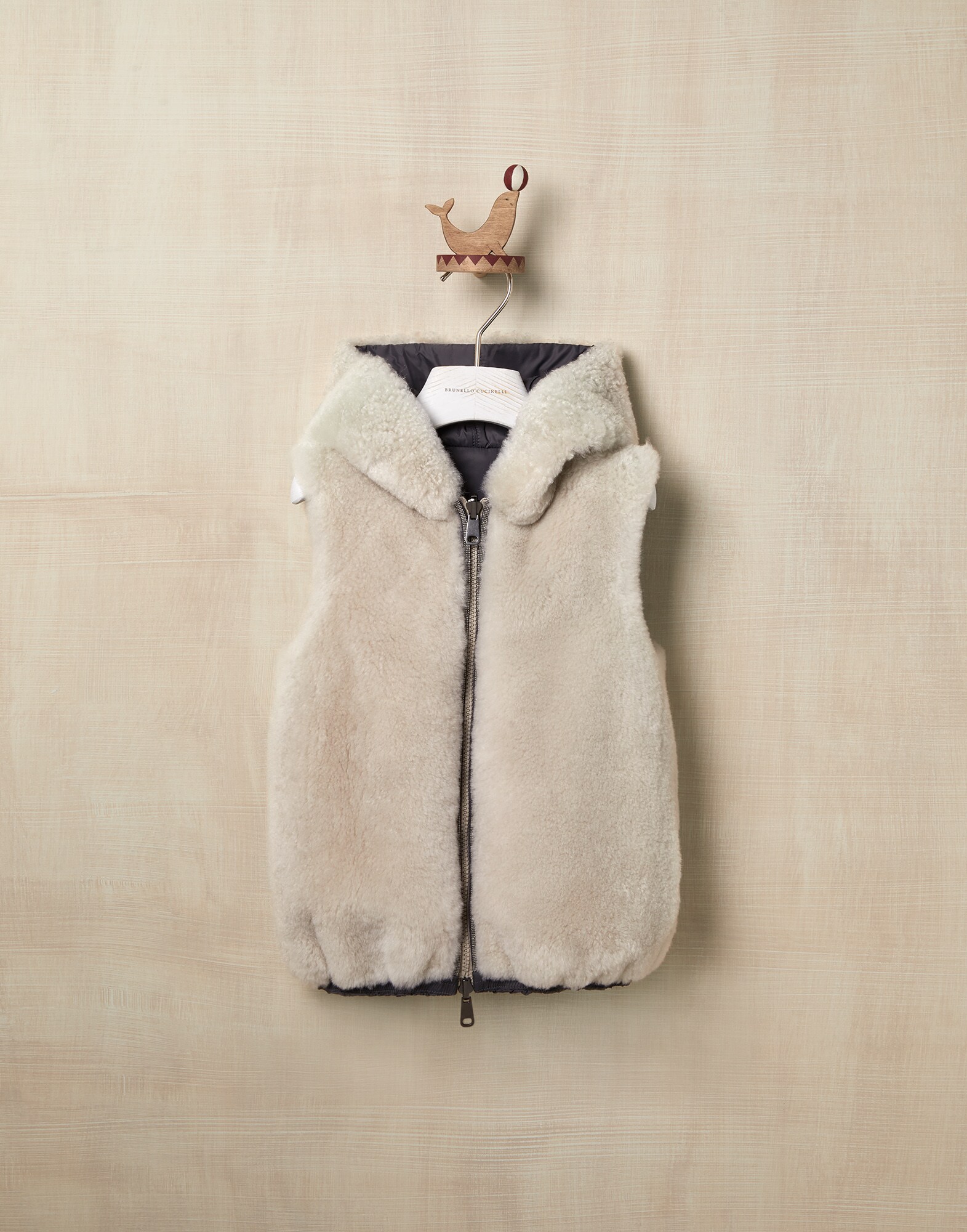 Leather Off-White Girl 0 - Brunello Cucinelli