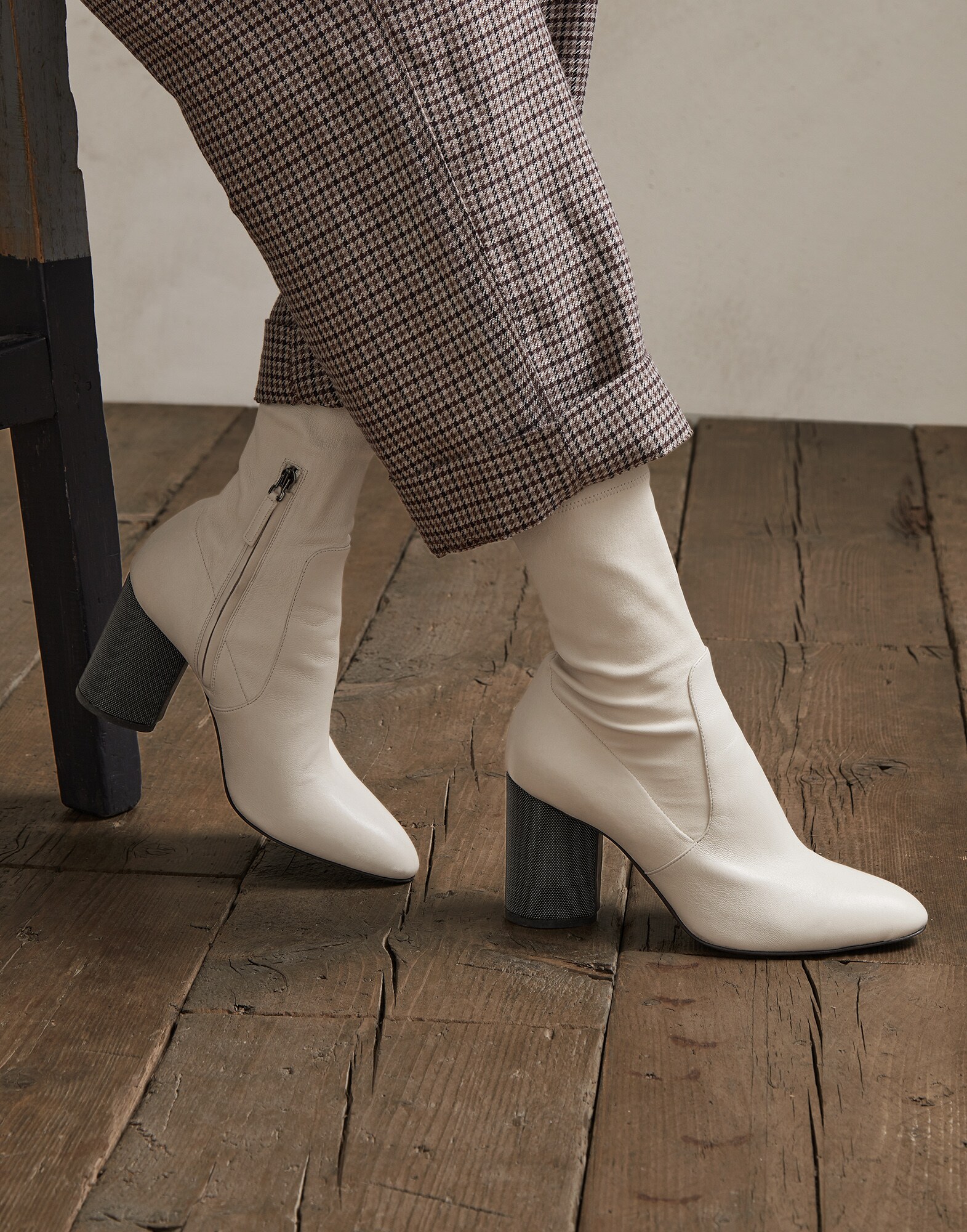 High-Boots White Woman 4 - Brunello Cucinelli