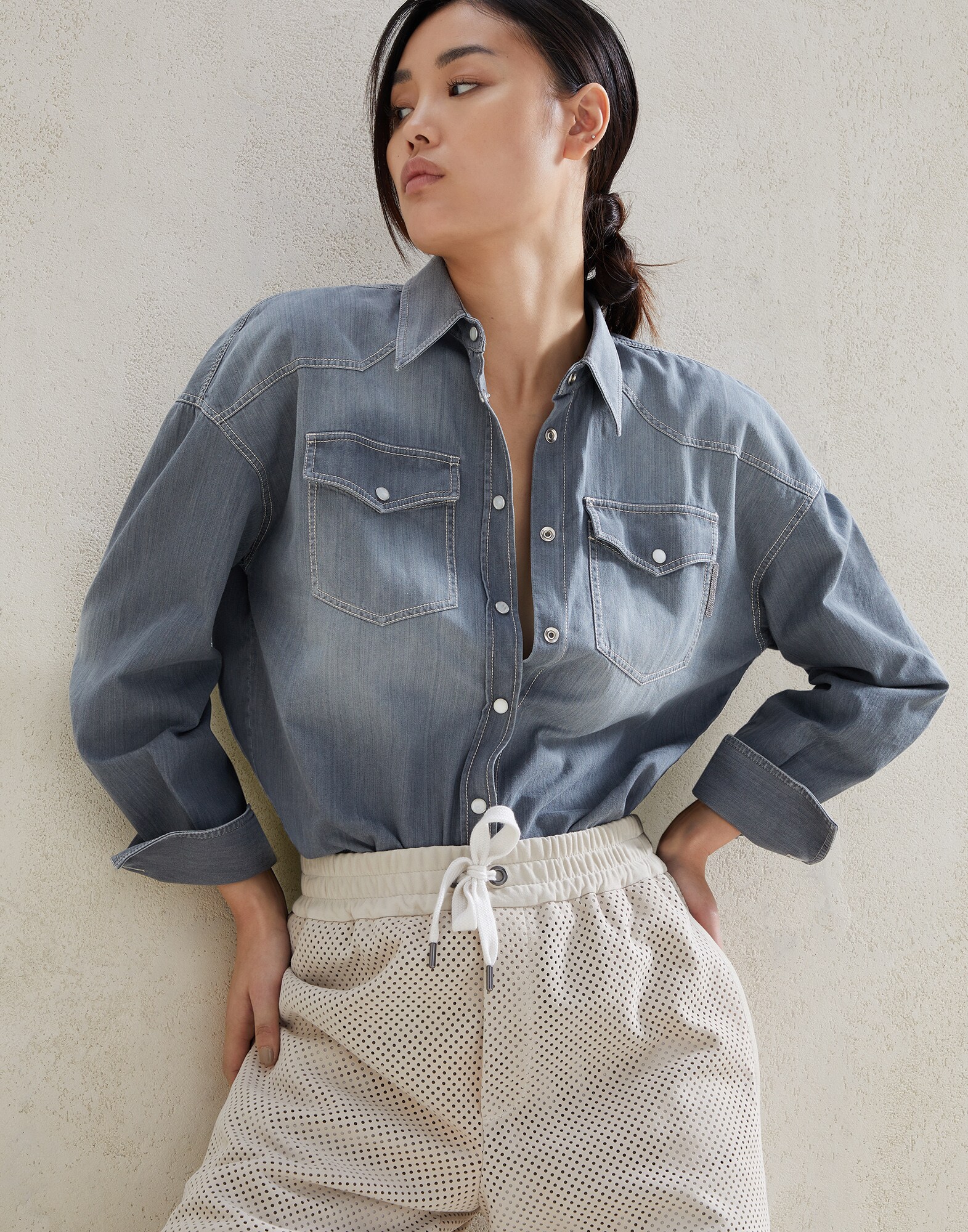 Denim Shirt - Editorial view