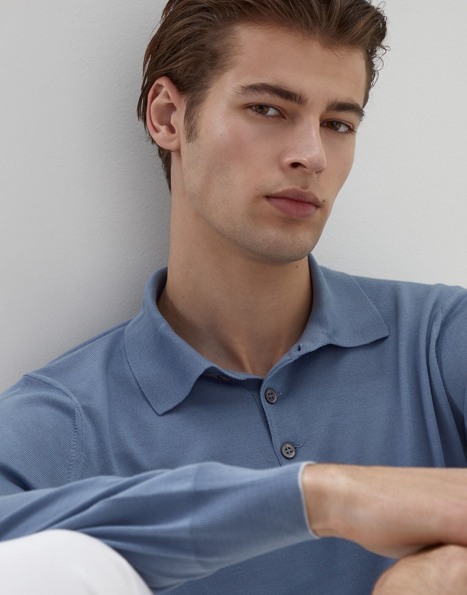 Polo-Style Sweater - Detail view