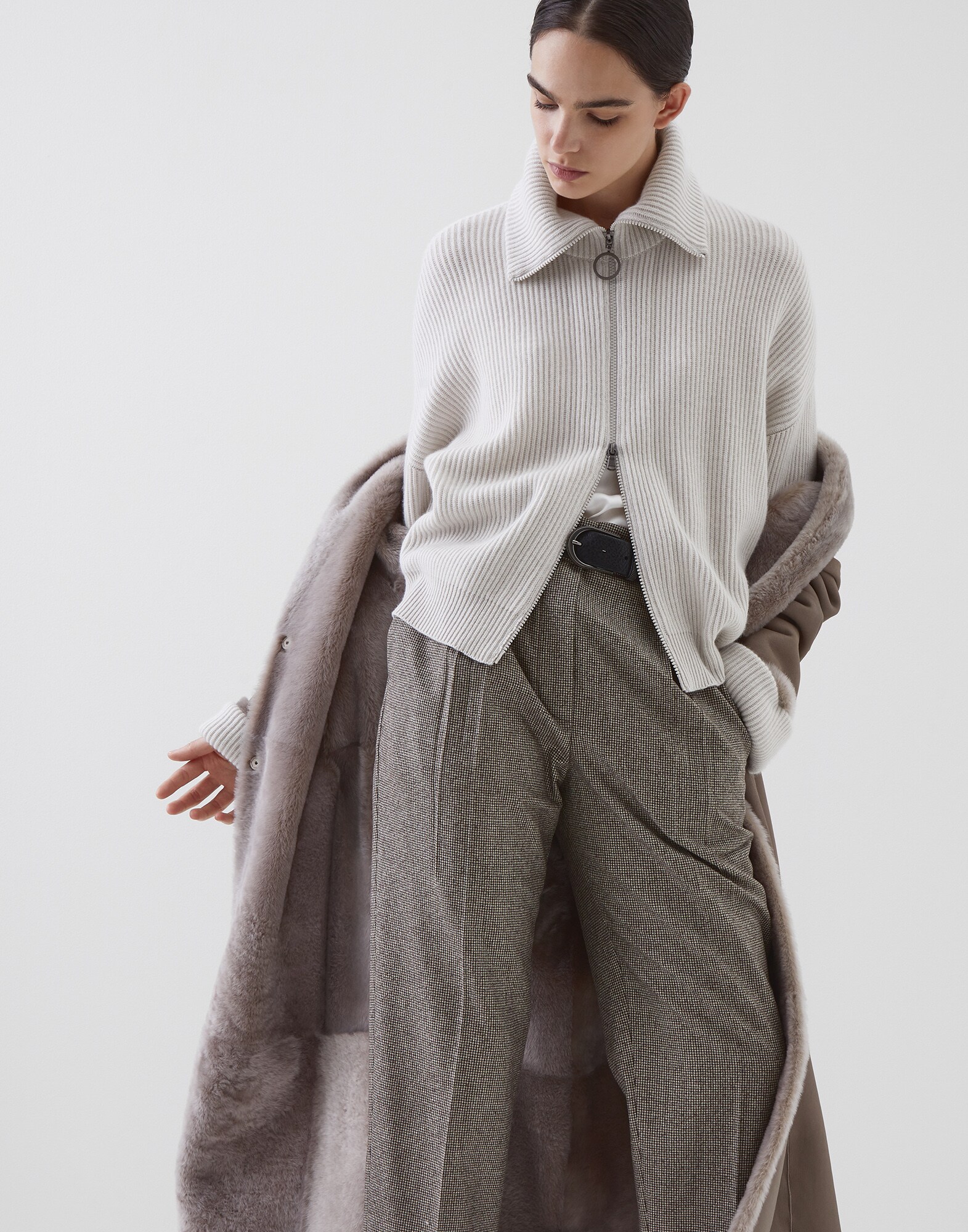 Leather Light Brown Woman 4 - Brunello Cucinelli