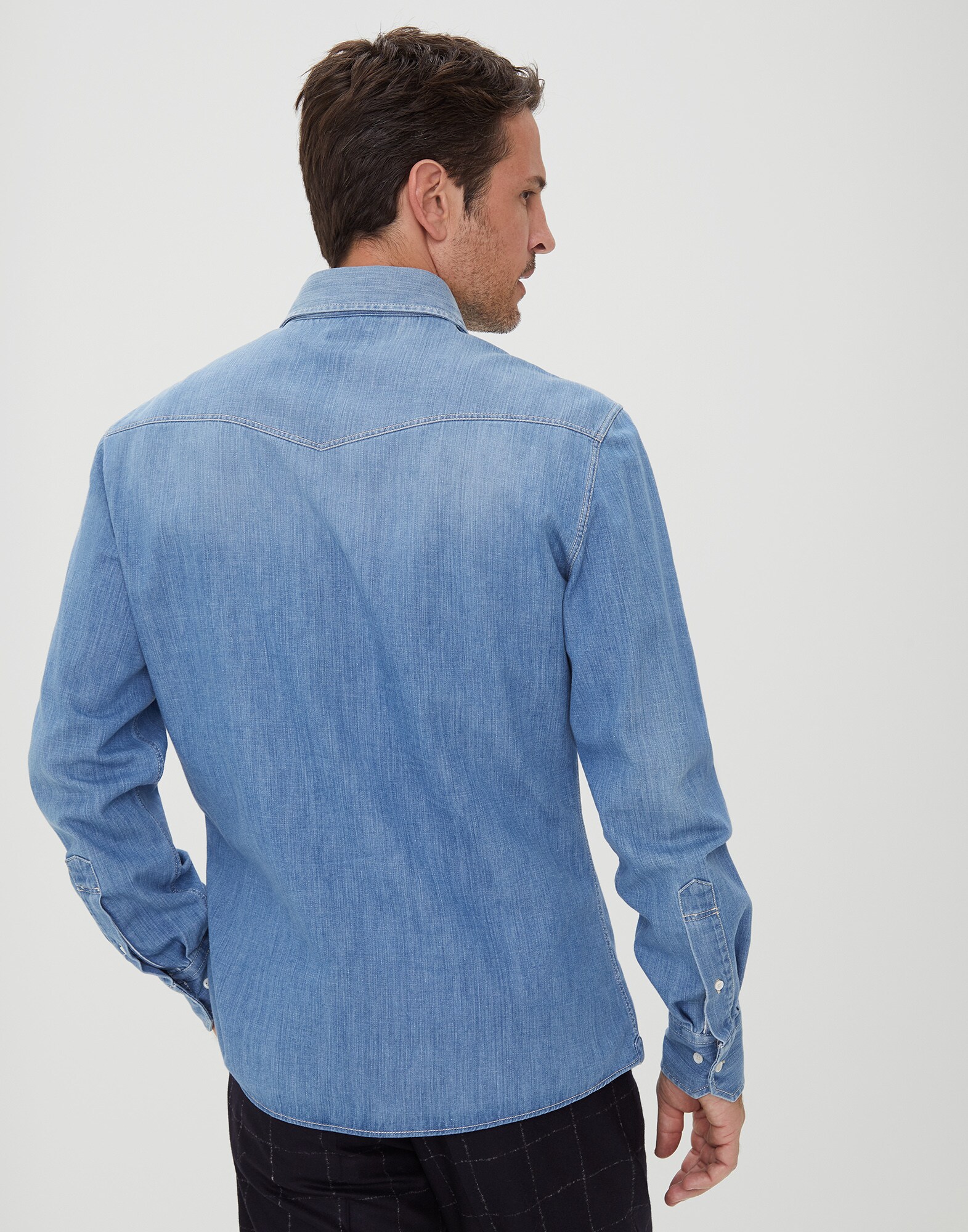 Casual Shirt Denim Man 2 - Brunello Cucinelli