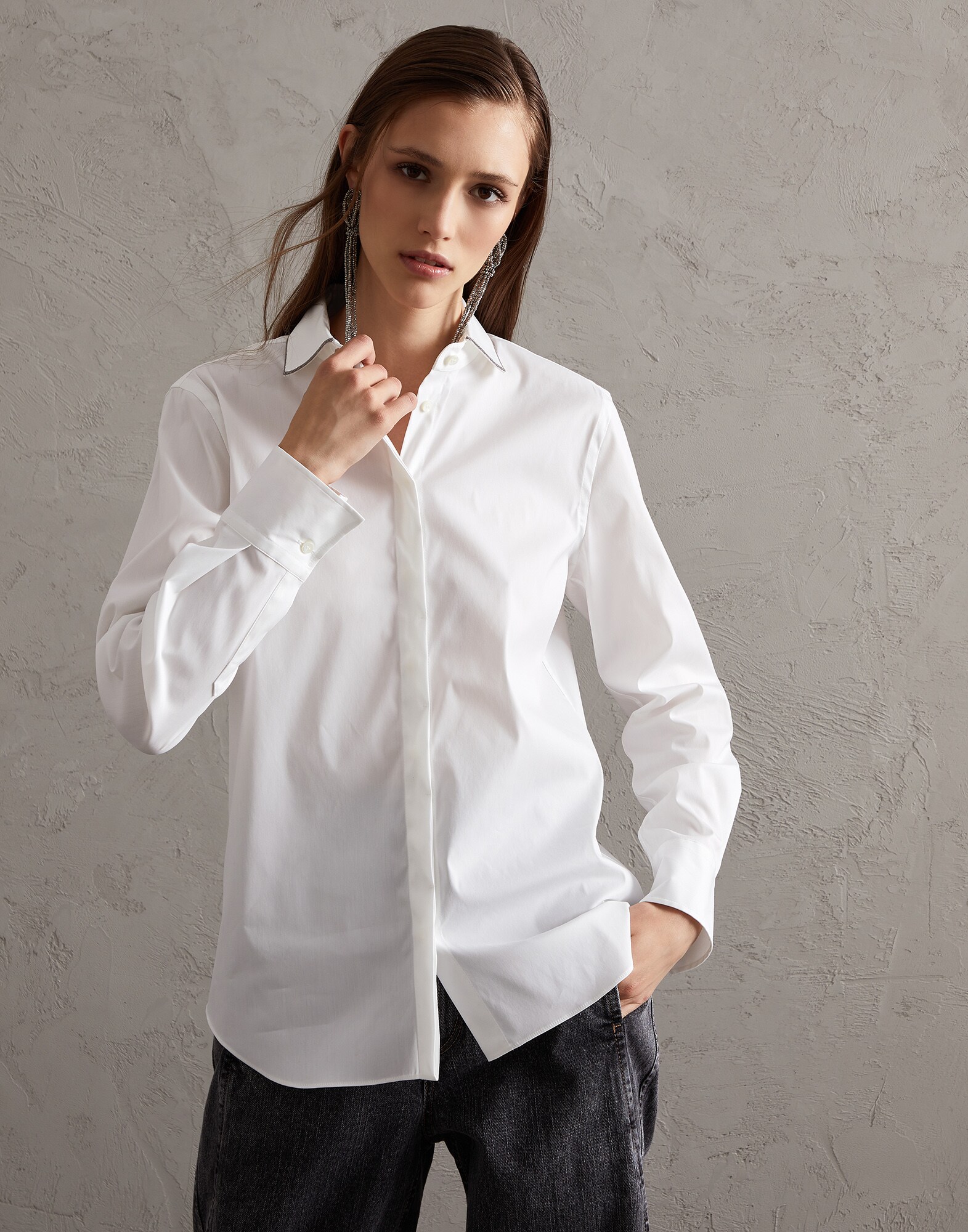 Cotton Shirt - Front view