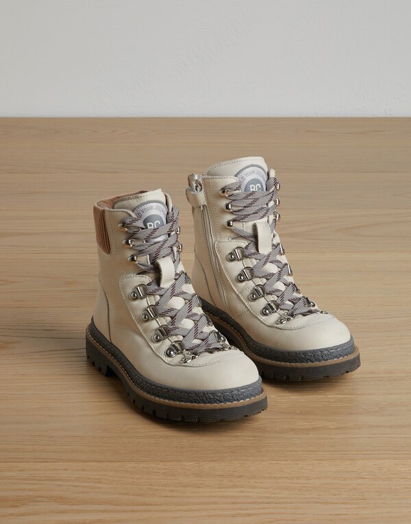 Calfskin boots Oyster Boy - Brunello Cucinelli 