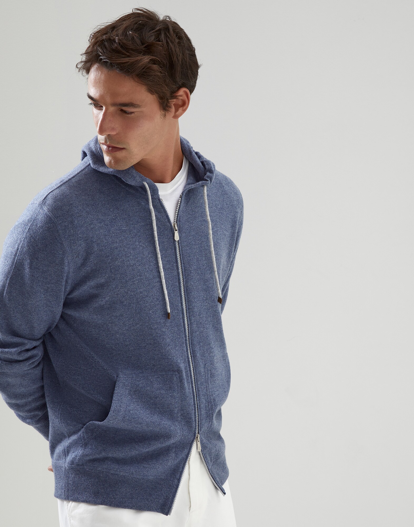 Zip-front Cardigan - Front view