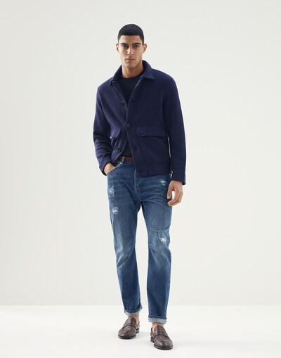 Button-front Cardigan - Full look
