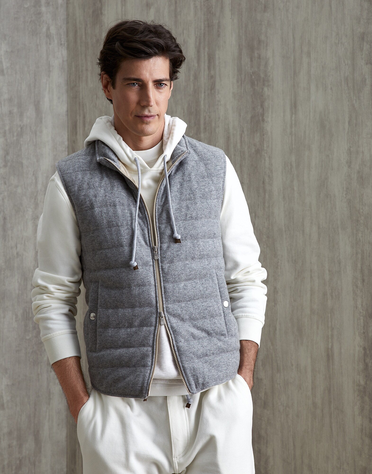 Knit Down Jacket - Front view