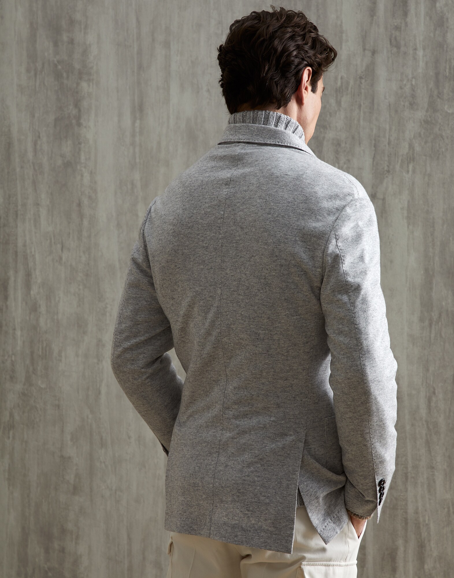 Single Breasted Blazer - Back view