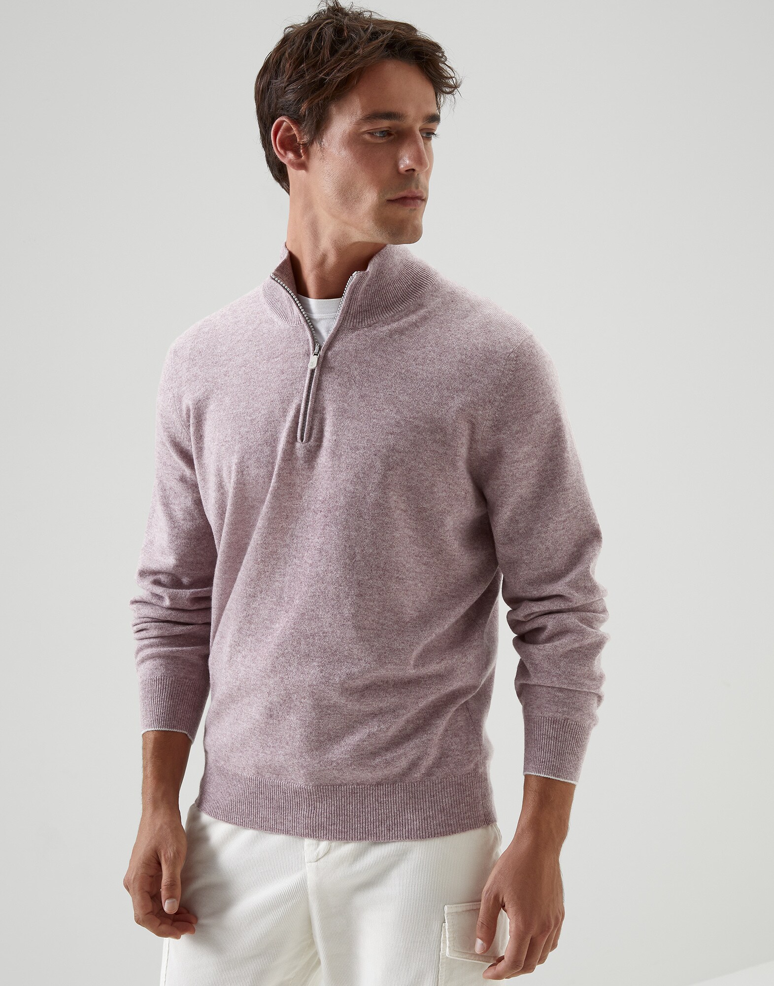 Zip Neck Sweater - Front view