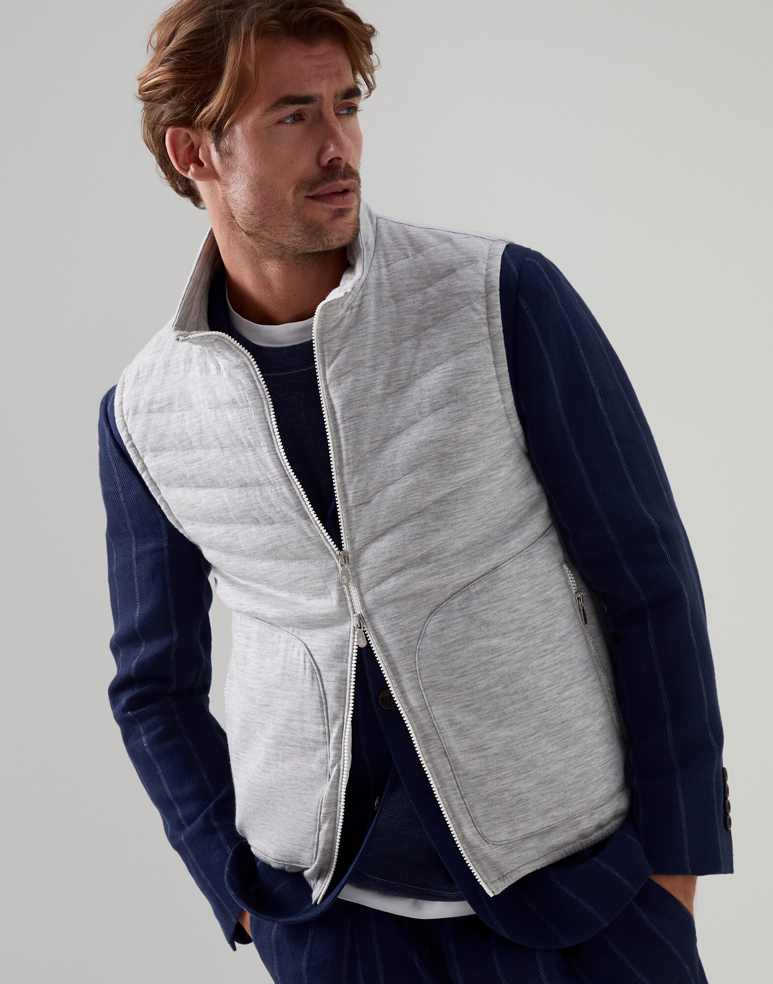 Knit Down Jacket - Front view
