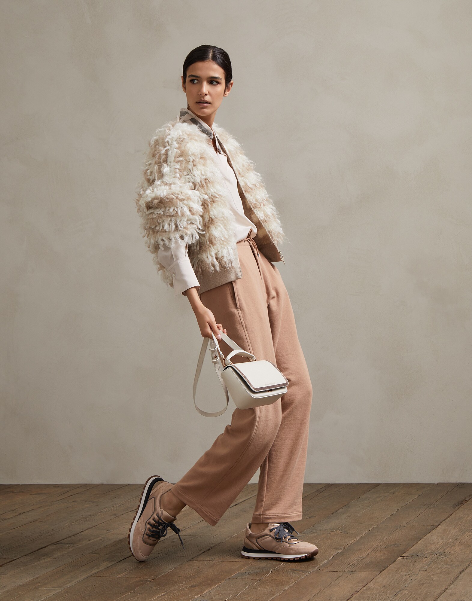 Sweatpants Camel Woman 3 - Brunello Cucinelli