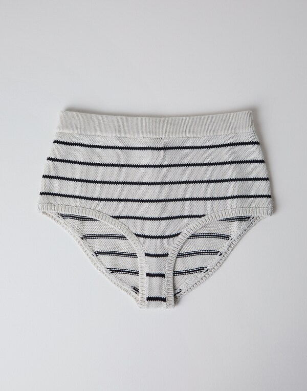 Knit shorts Beige Woman - Brunello Cucinelli