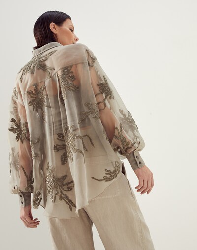 Silk Shirt - Back view
