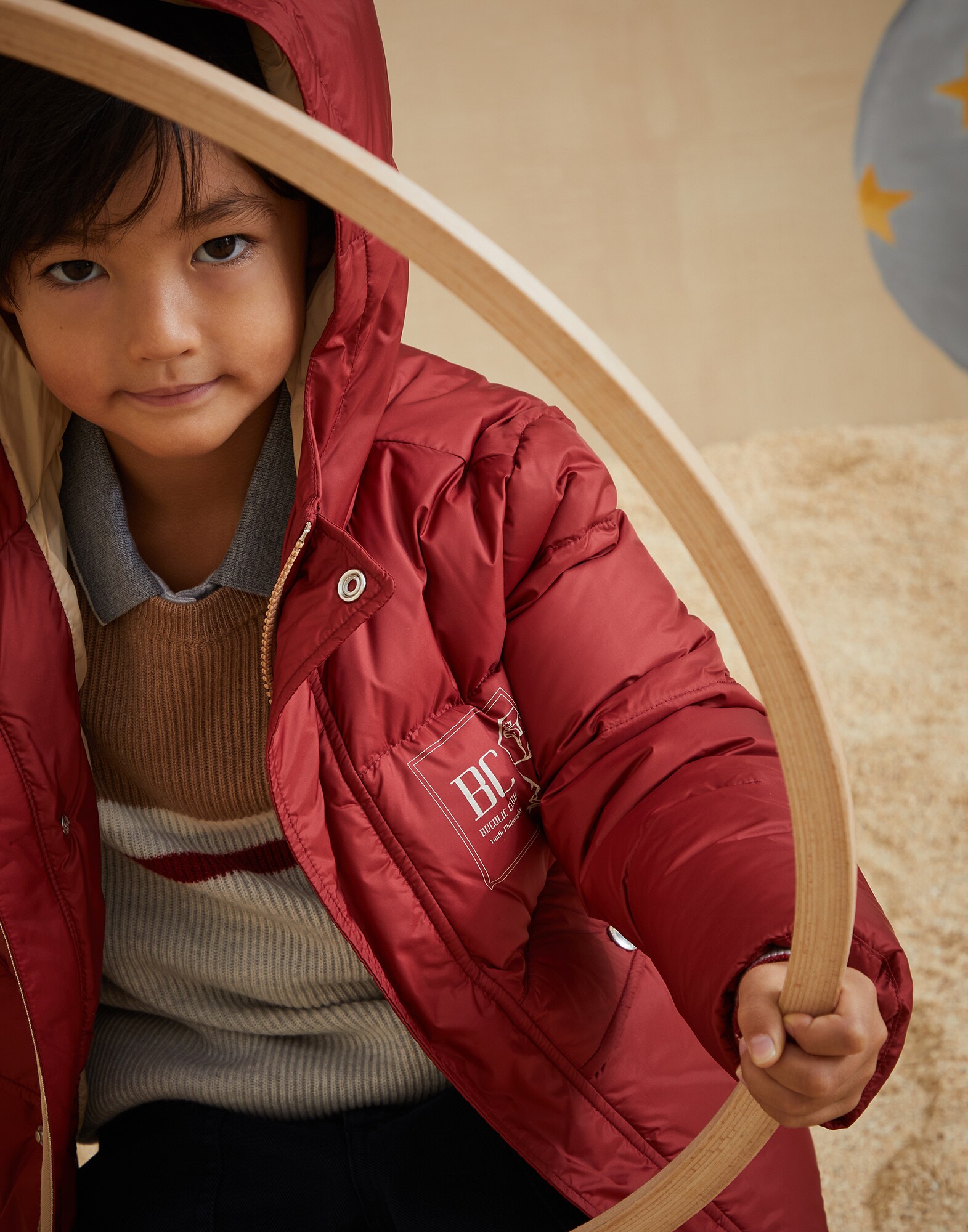 Down Jacket Red Boy 4 - Brunello Cucinelli