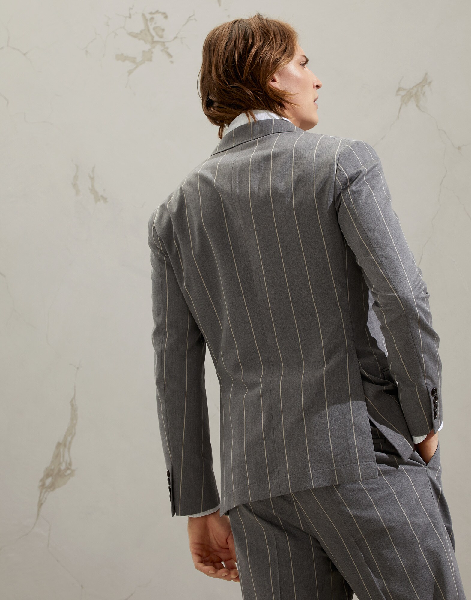 Single Breasted Blazer - Back view