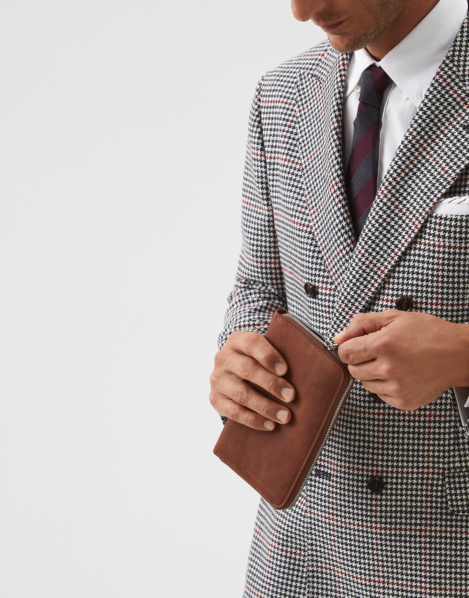 Document Holder Bark Man 3 - Brunello Cucinelli