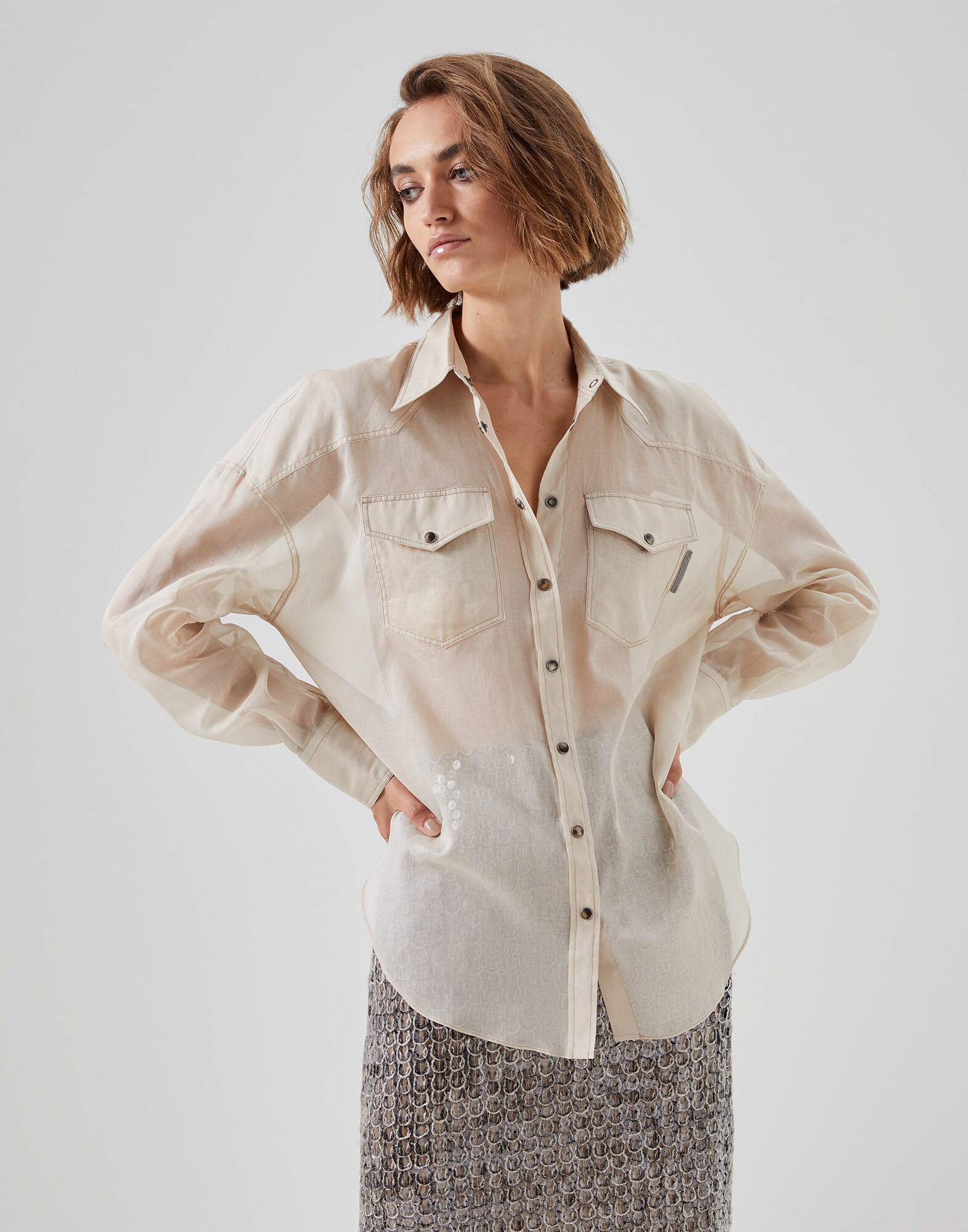 Silk Shirt - Front view