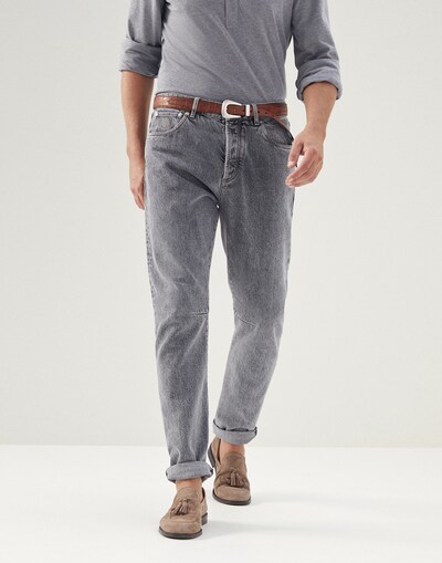 Denim trousers Dark Grey Man -
                        Brunello Cucinelli
                    