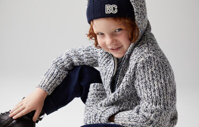 Hooded Cardigan - Horizontal view