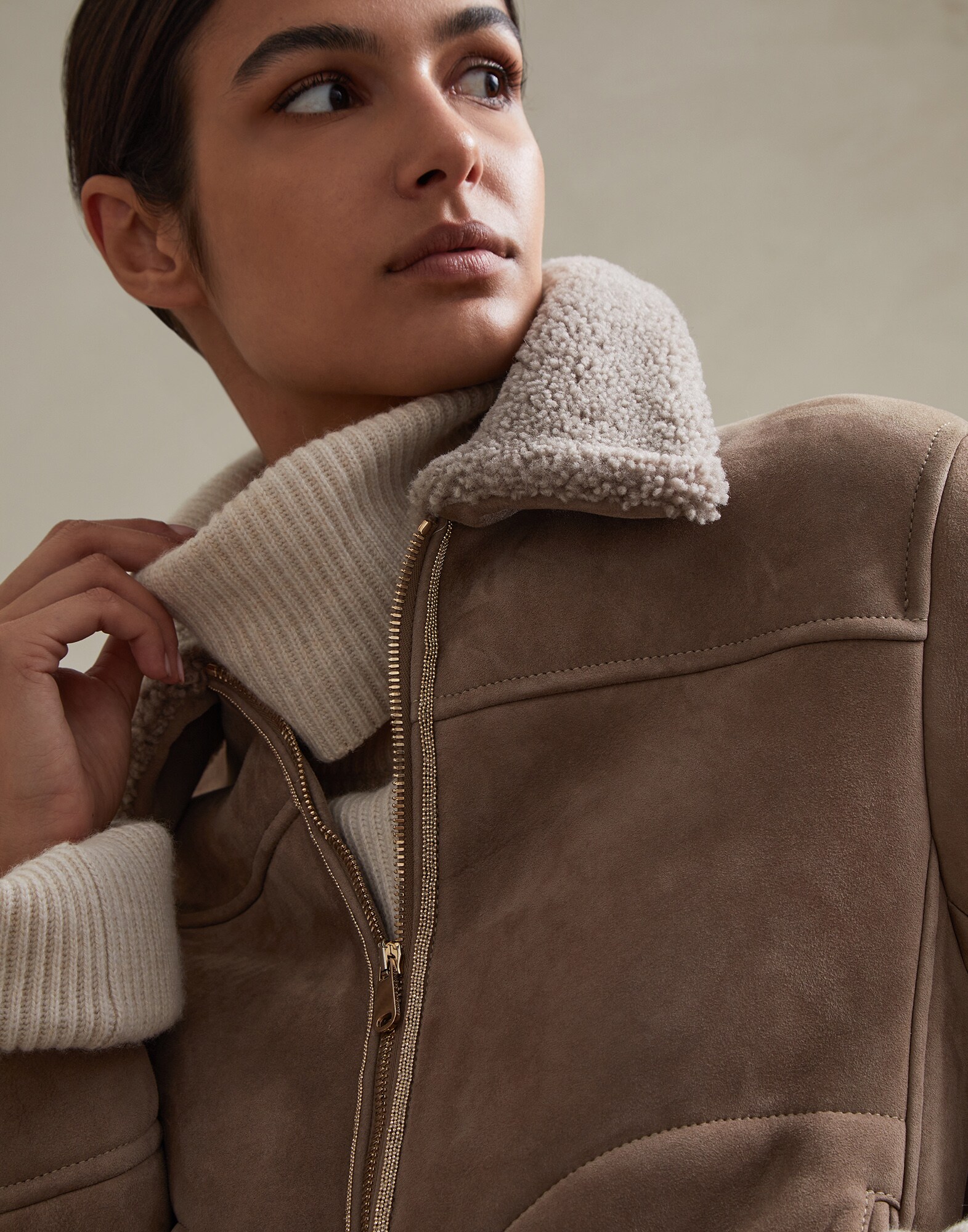 Leather Light Brown Woman 3 - Brunello Cucinelli