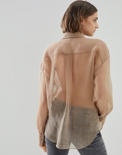Silk Shirt - Back view