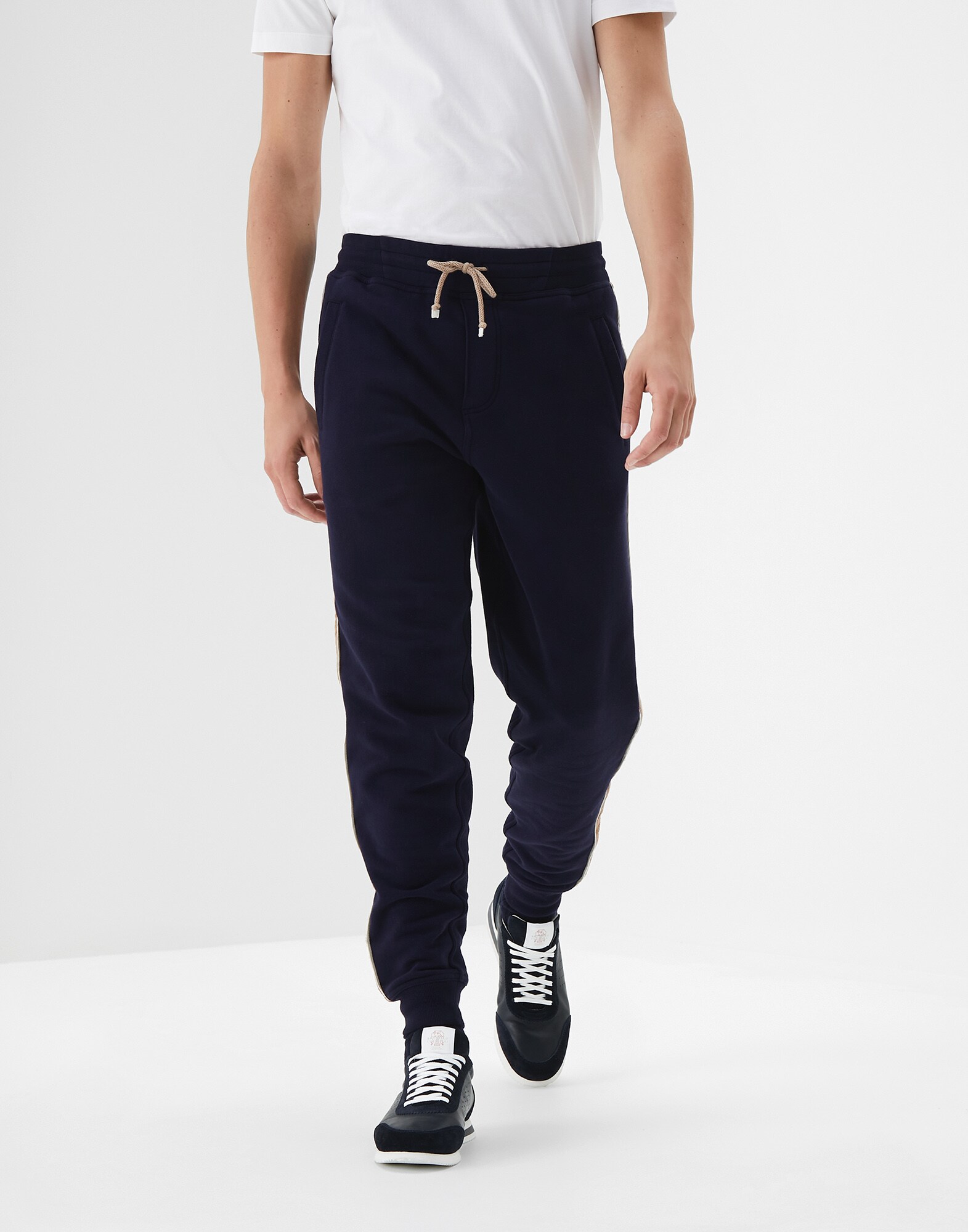 Sweatpants Cobalt Man 0 - Brunello Cucinelli