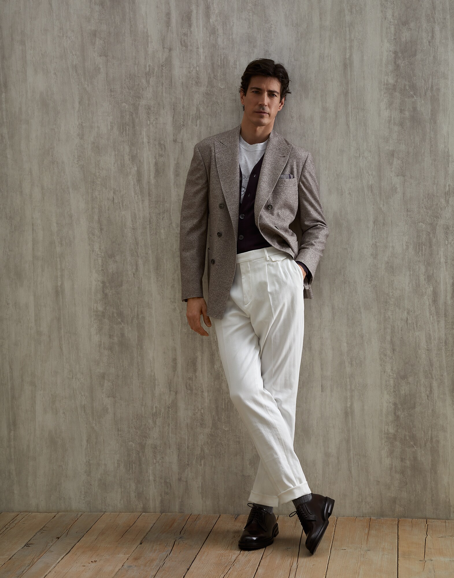 Button-front Cardigan - Full look