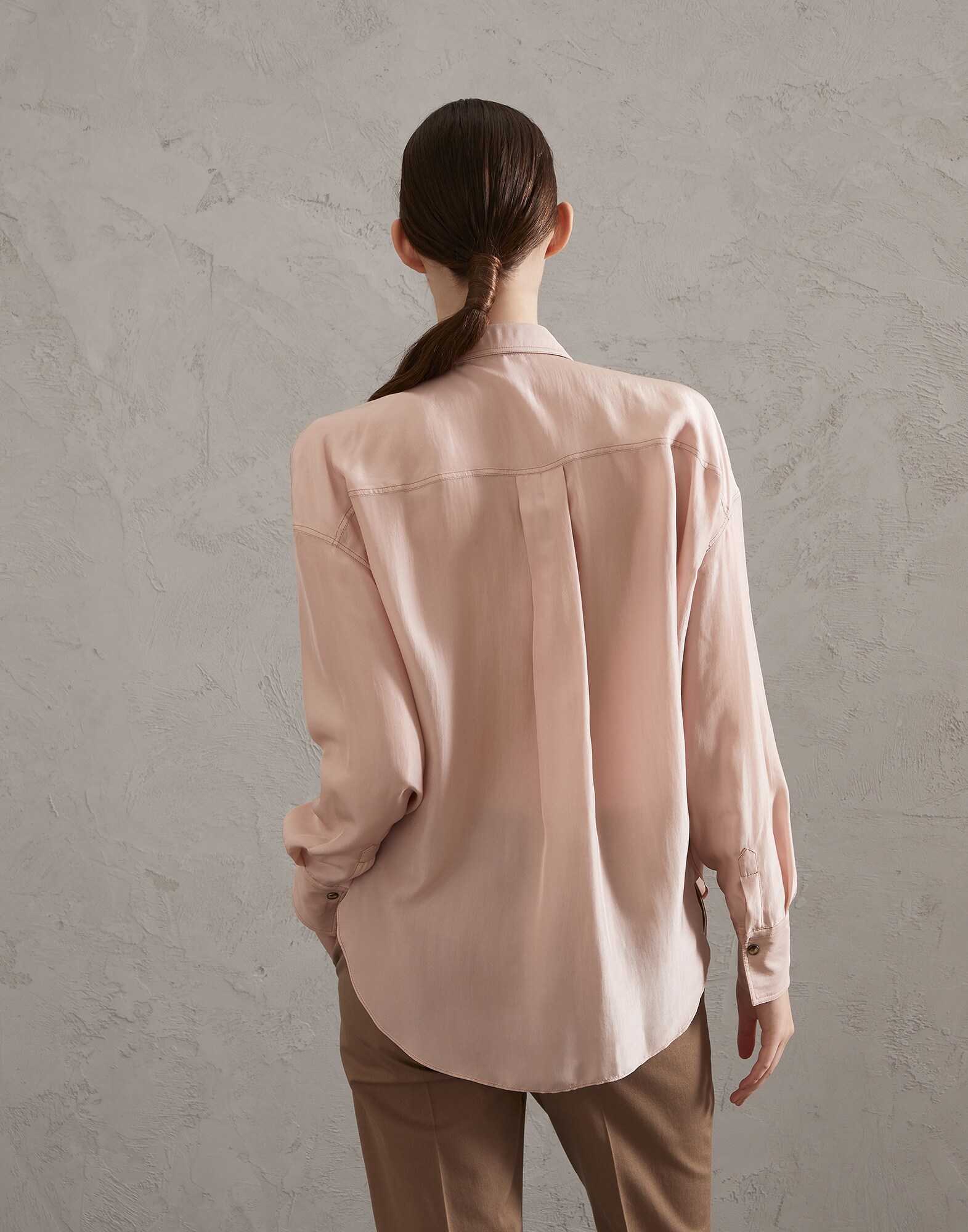 Silk Shirt - Back view