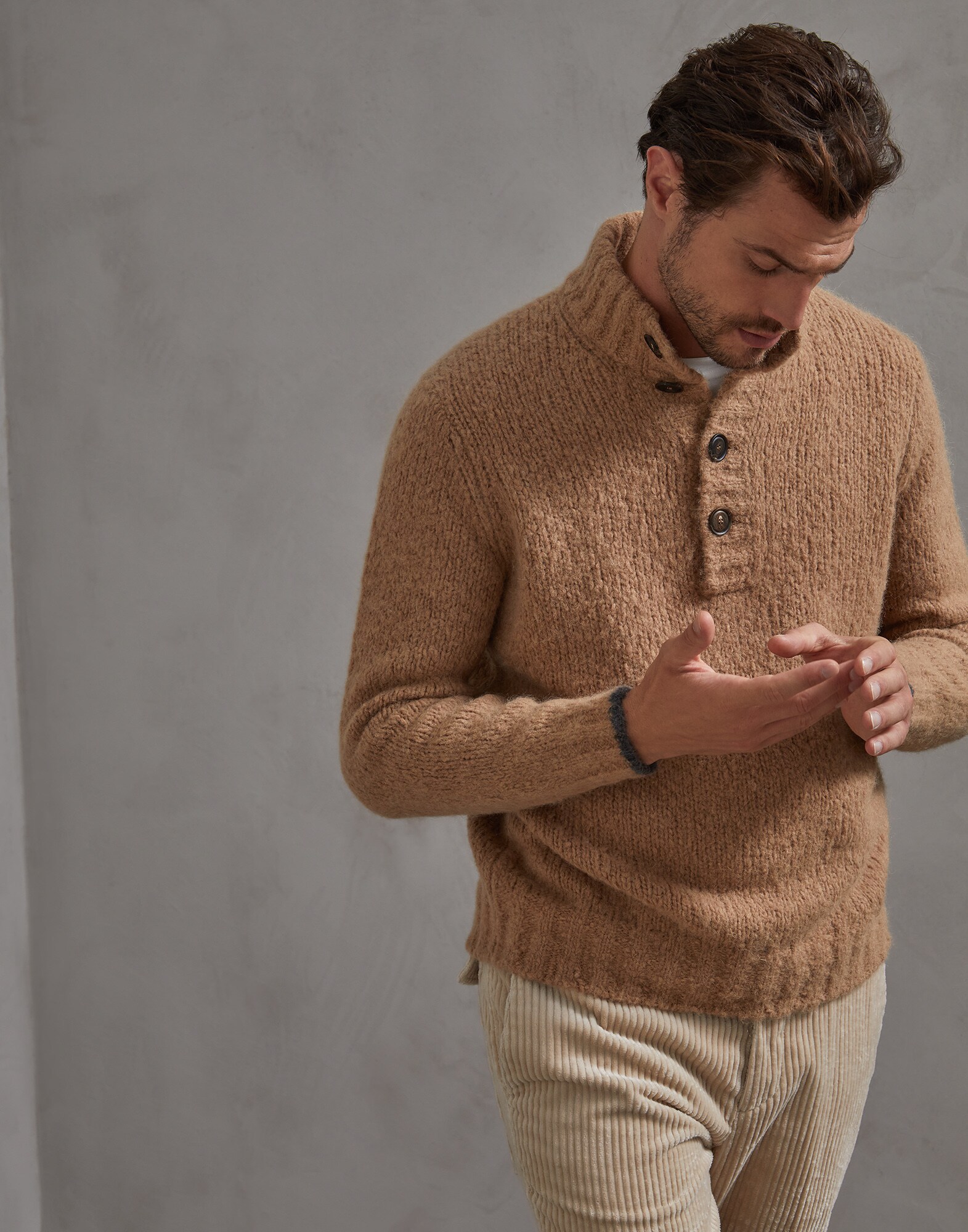 High Neck Sweater - Front