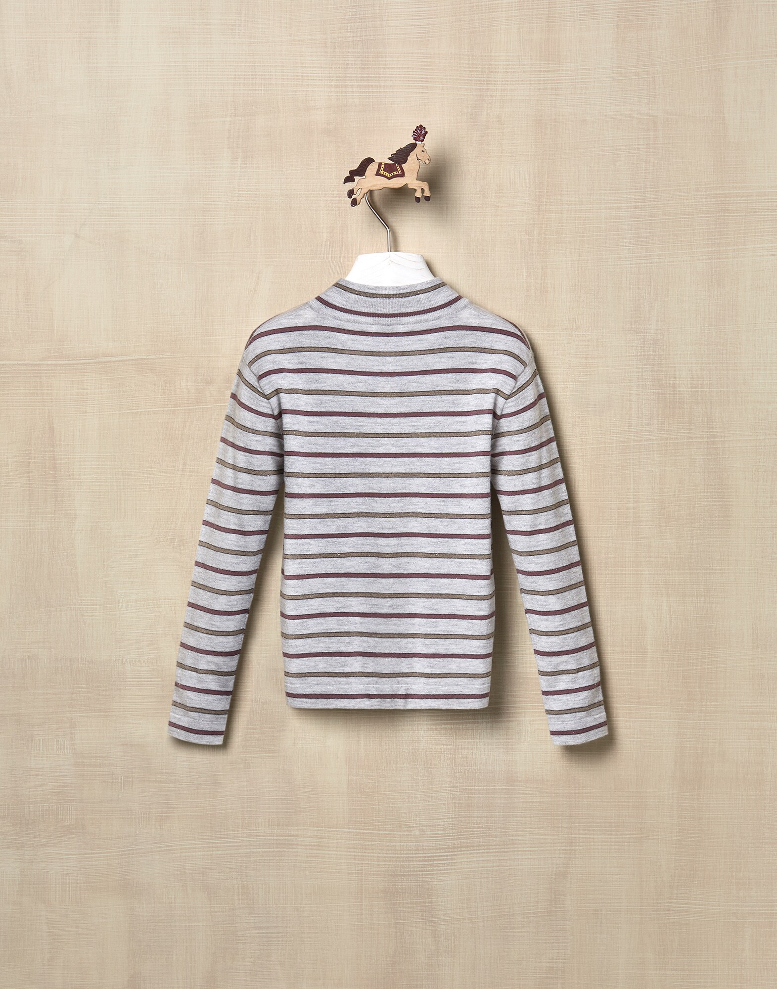 High Neck Sweater - Back view