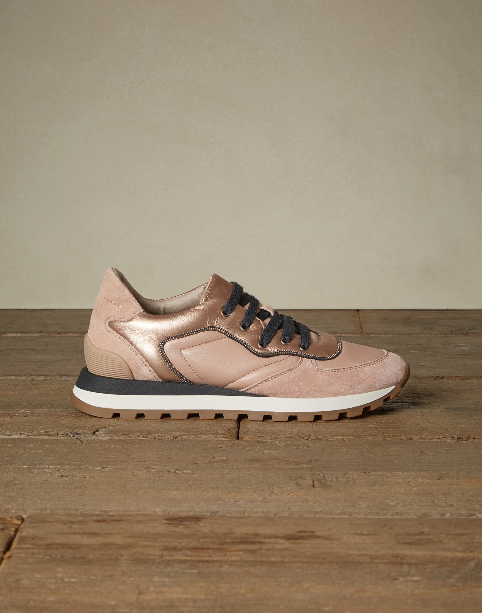 Sneakers Rose Gold Woman 3 - Brunello Cucinelli