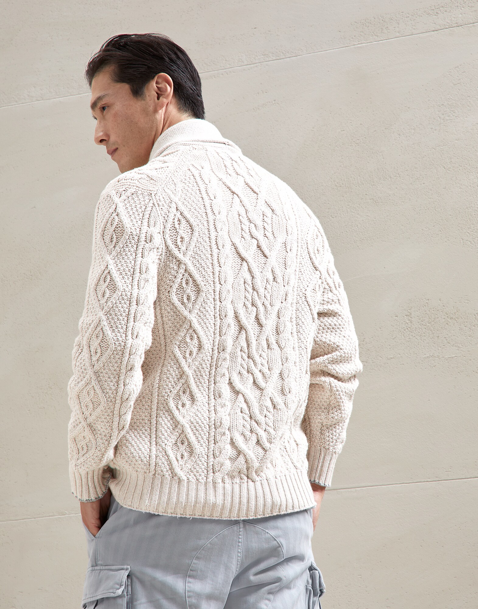 Button-front Cardigan - Back view