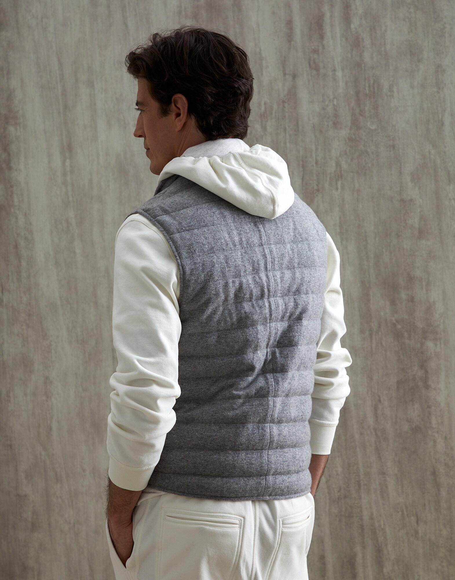 Knit Down Jacket - Back view
