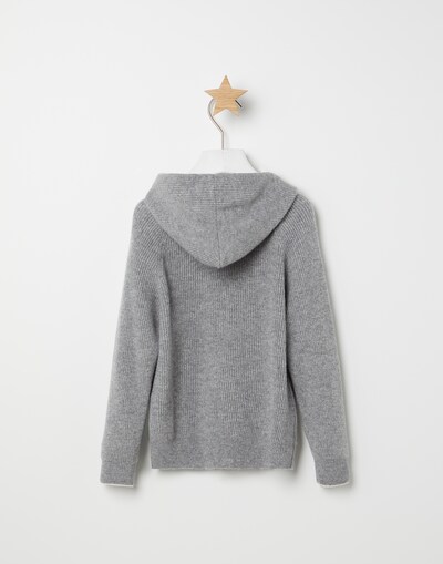 Hooded Cardigan - Back view