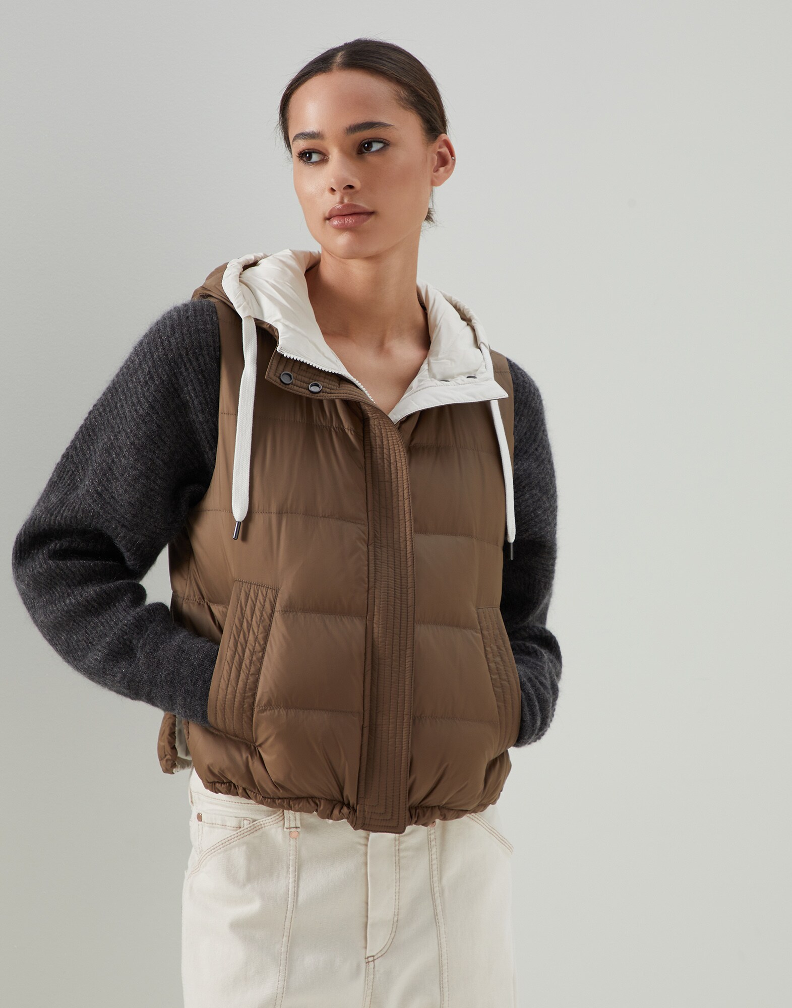 Down Vest - Front view