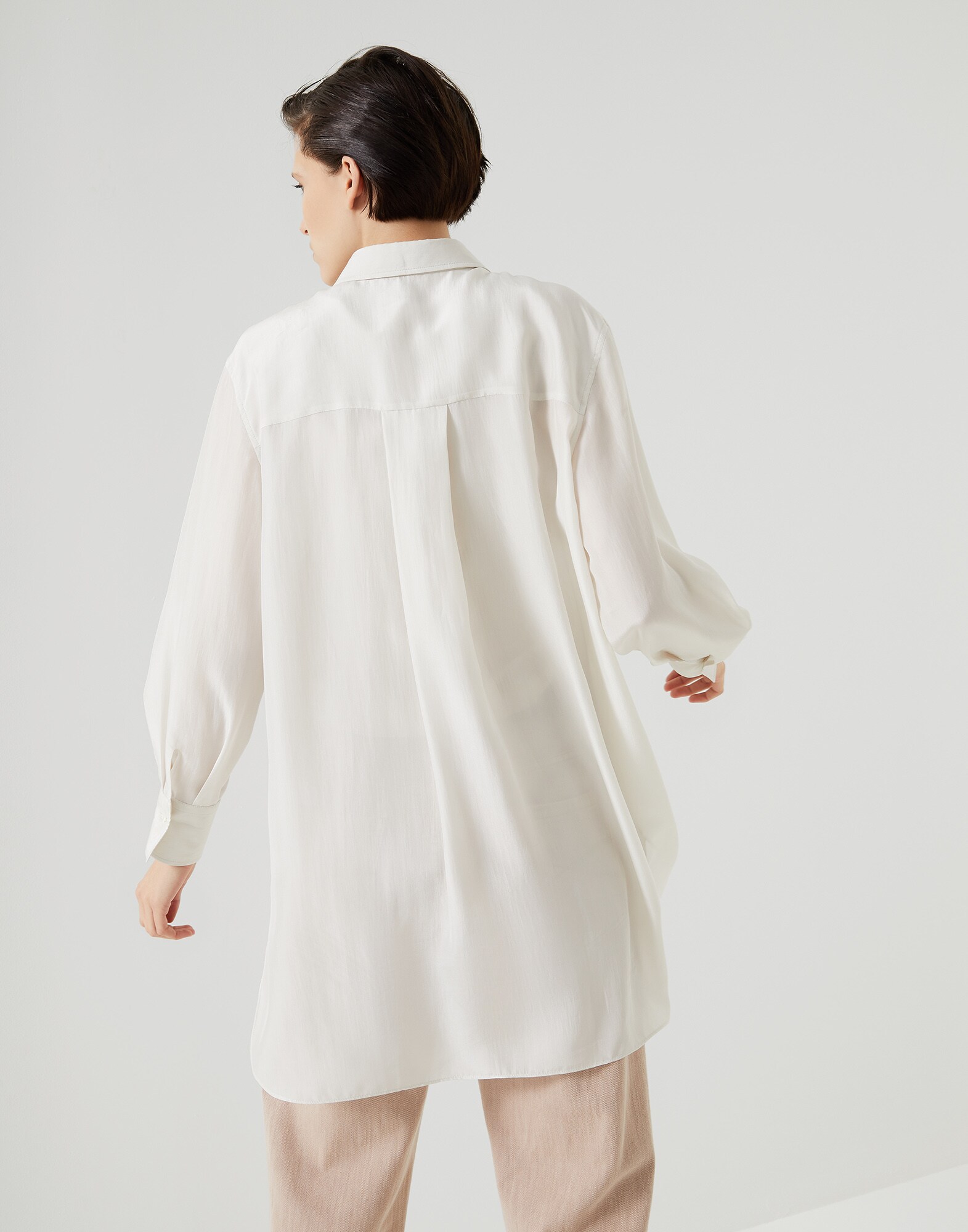 Silk Shirt - Back view