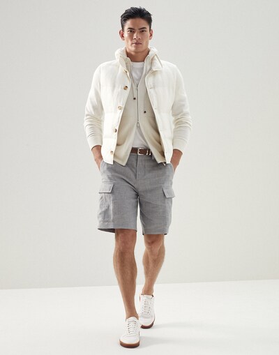 Zip-front Cardigan - Full look