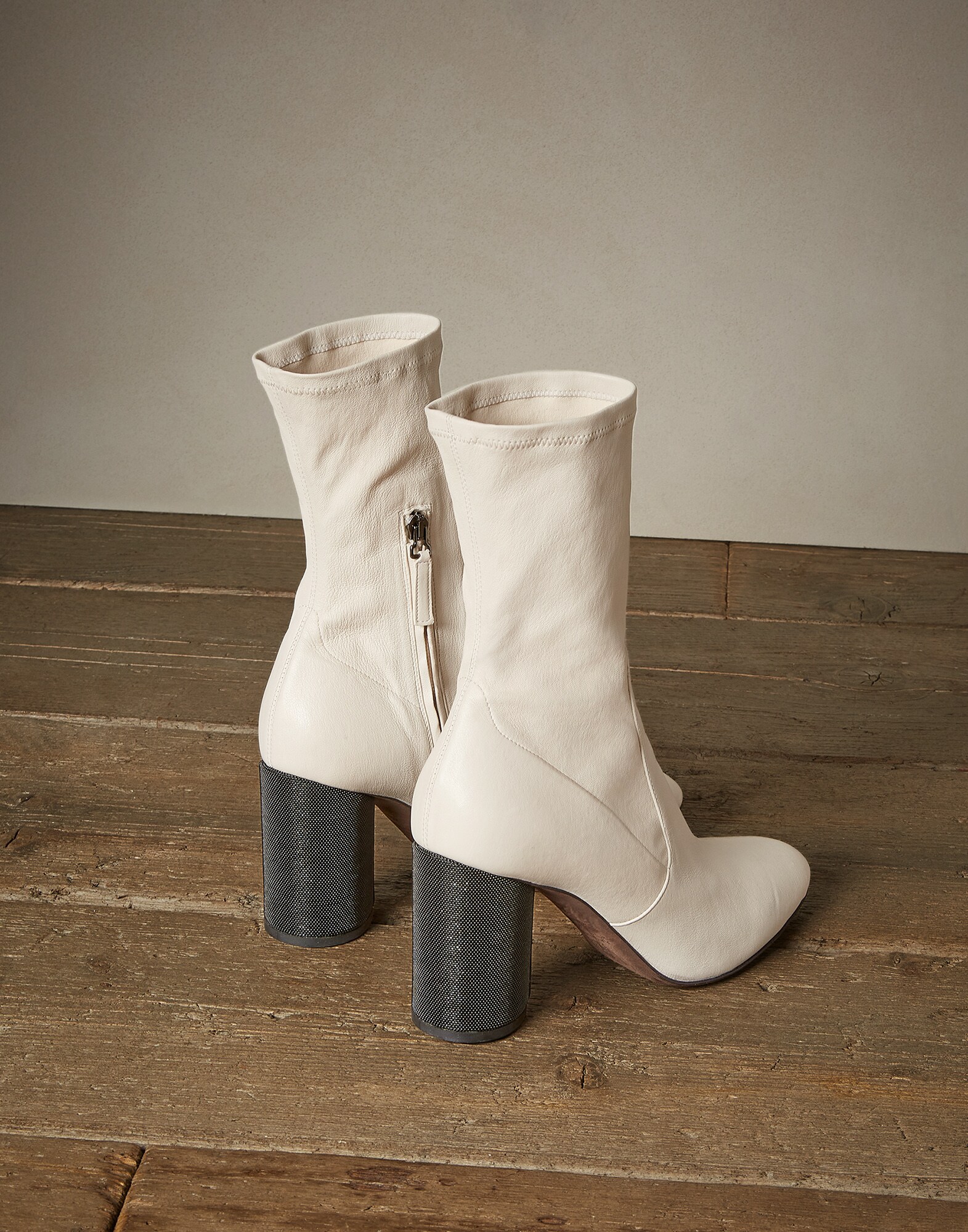 High-Boots White Woman 1 - Brunello Cucinelli