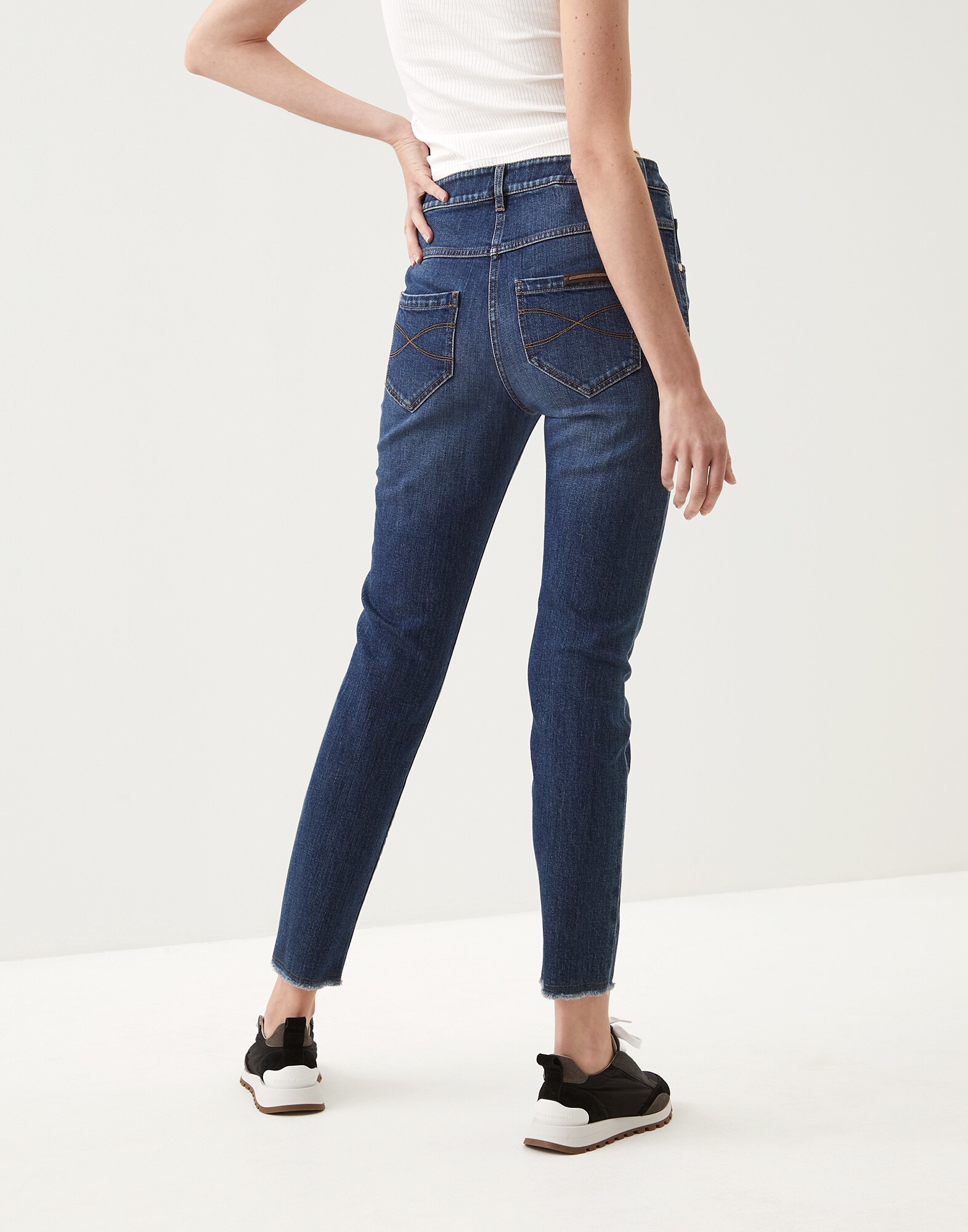 Denim Trousers - Back view