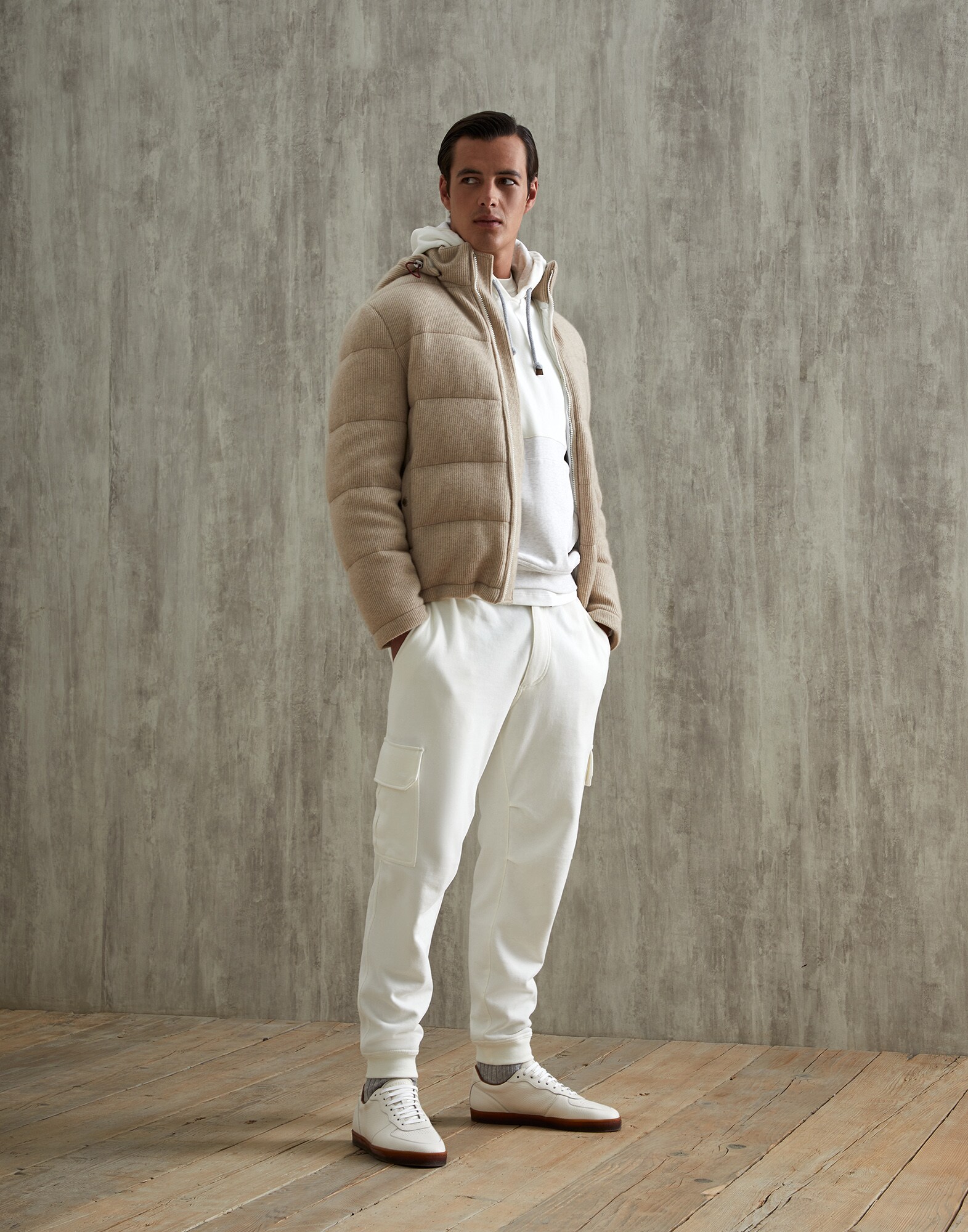 Knit Down Jacket - Full look