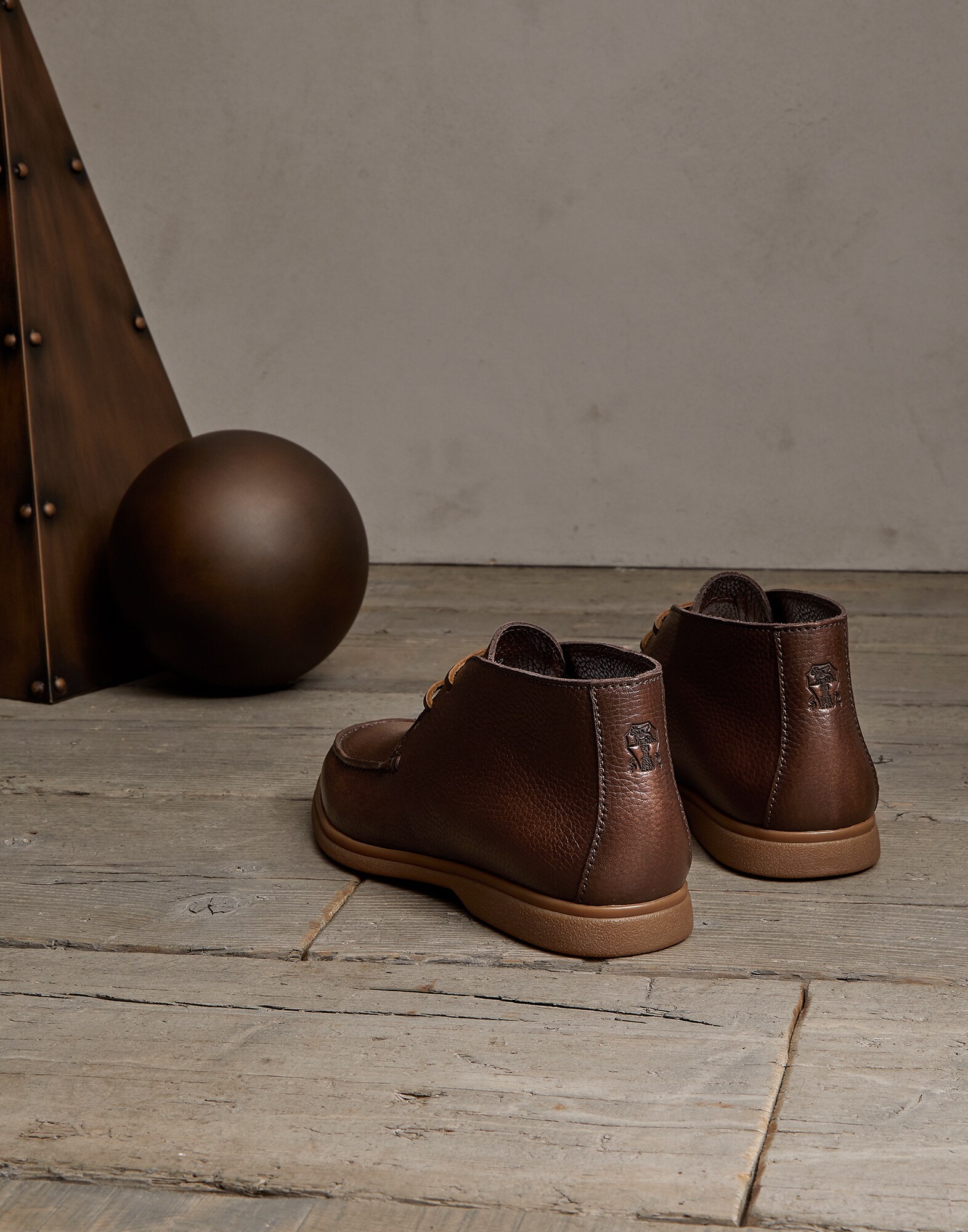Boots Cognac Man 1 - Brunello Cucinelli