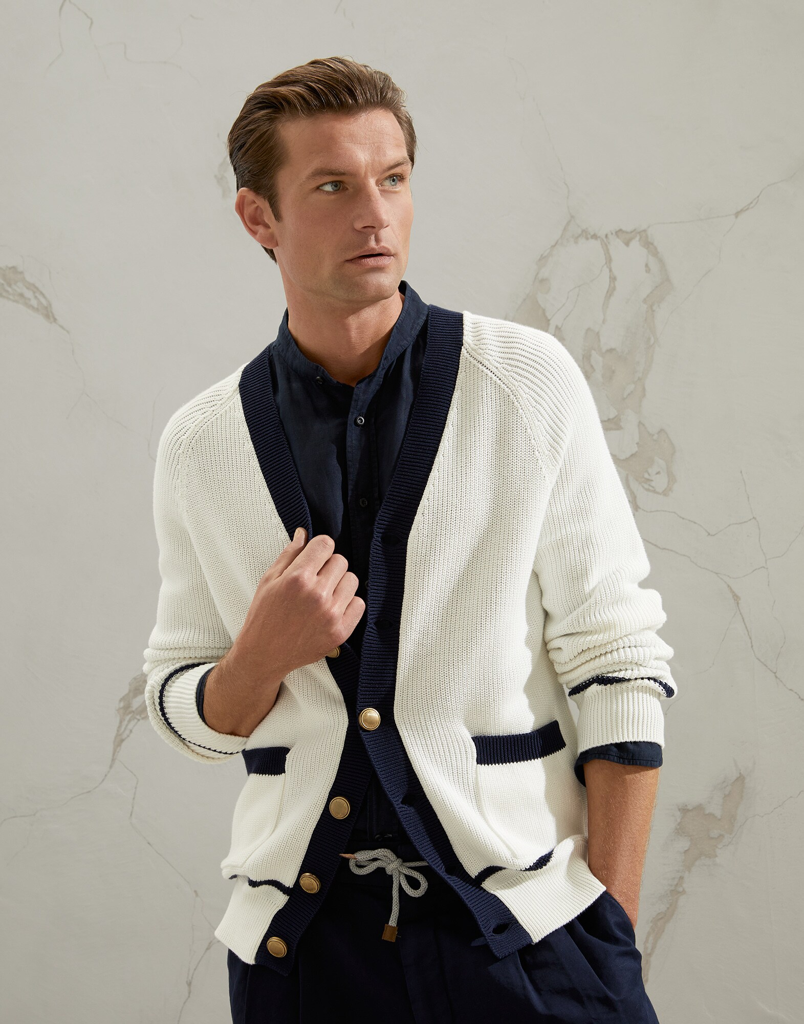 Button-front Cardigan - Front view