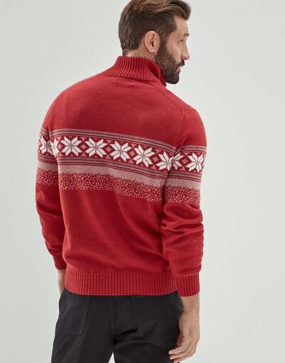 Zip Neck Sweater - Back view