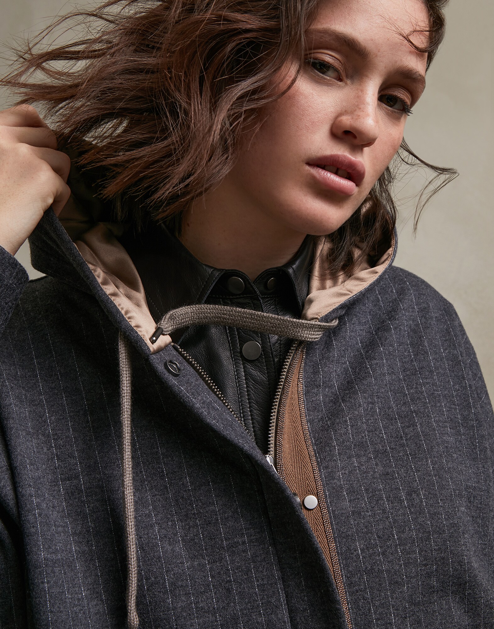 Sweatshirt Anthracite Woman 3 - Brunello Cucinelli
