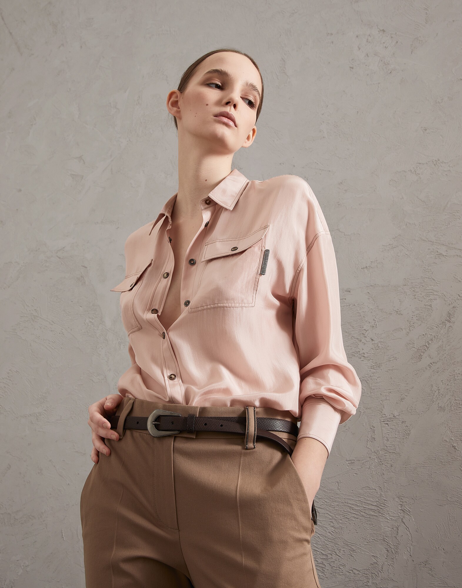 Silk Shirt - Editorial view